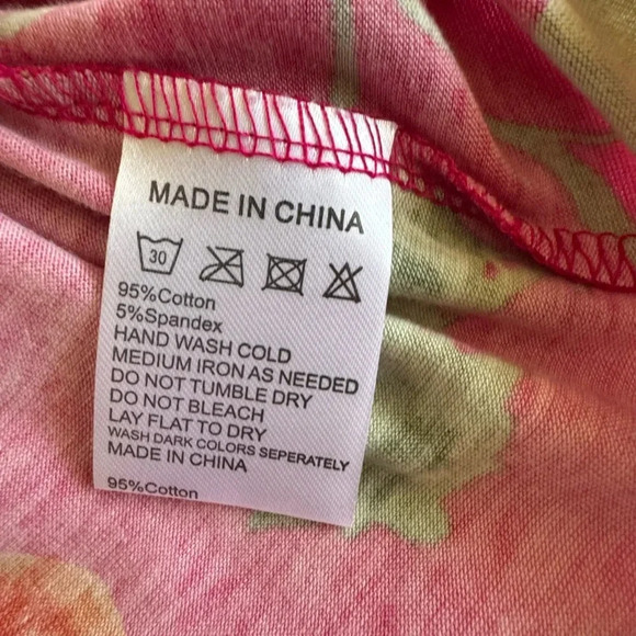 NWT And The Why Pink Floral Off Shoulder Flowy 3/4 Sleeve Blouse Size Small - Picture 14 of 14